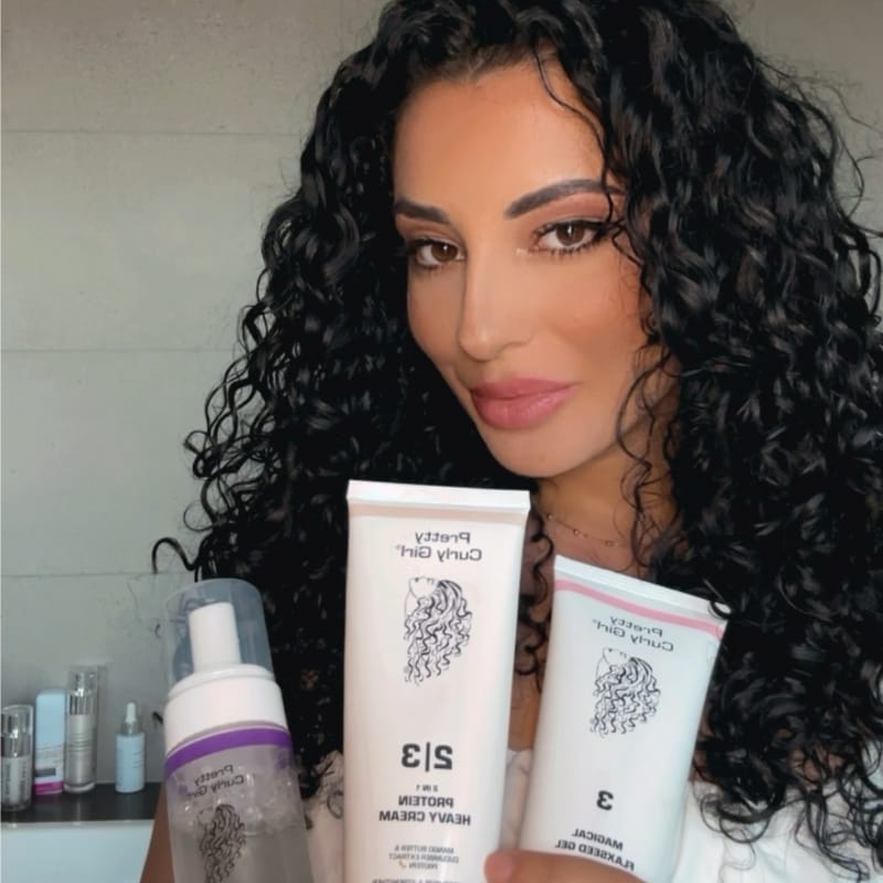 Pretty Curly Girl Flaxseed Styling Foam