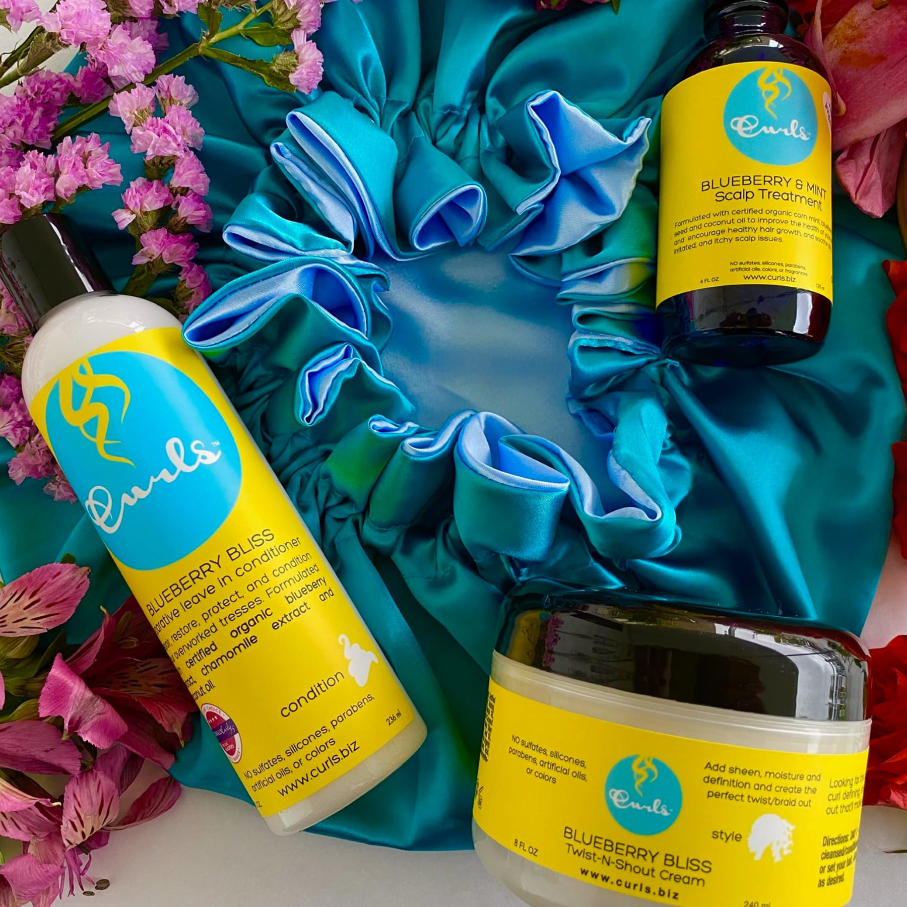 CurlyLife-SatinBonnetSet-CURLSBluberry