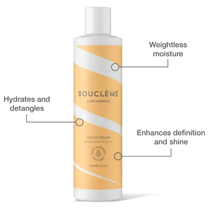 Bouclème curl conditioner for hydration, definition, and shine – weightless moisture for curly hair care
