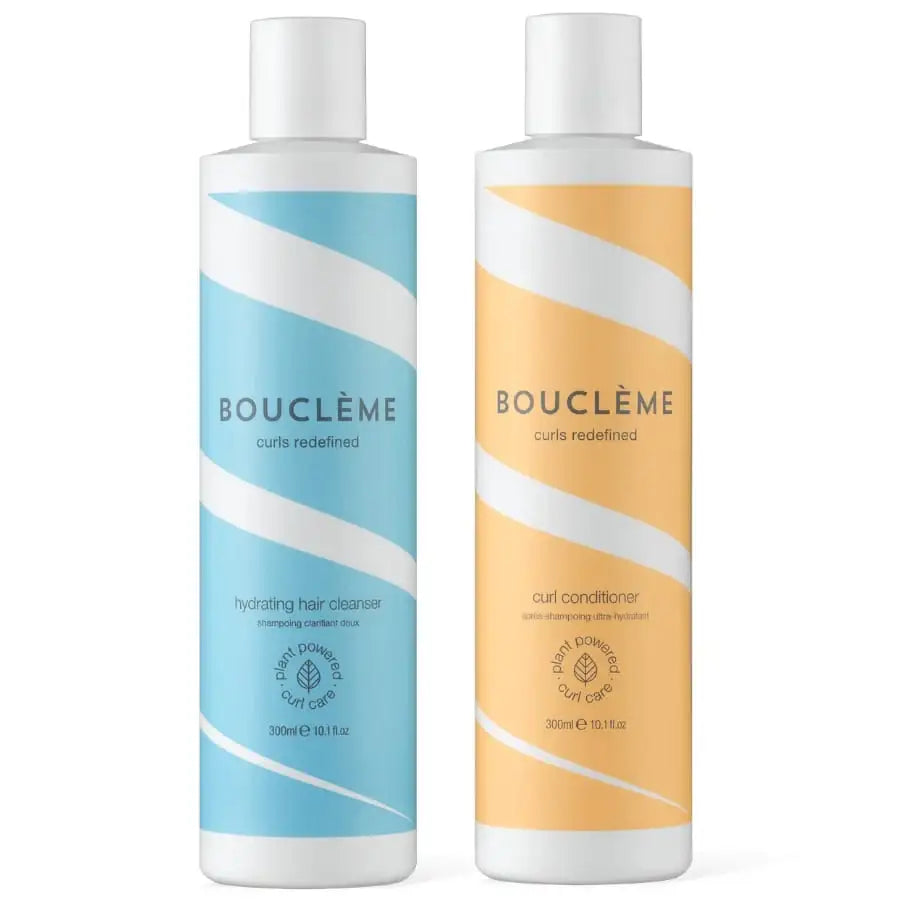 Bouclème hydrating hair cleanser and curl conditioner for defined curls