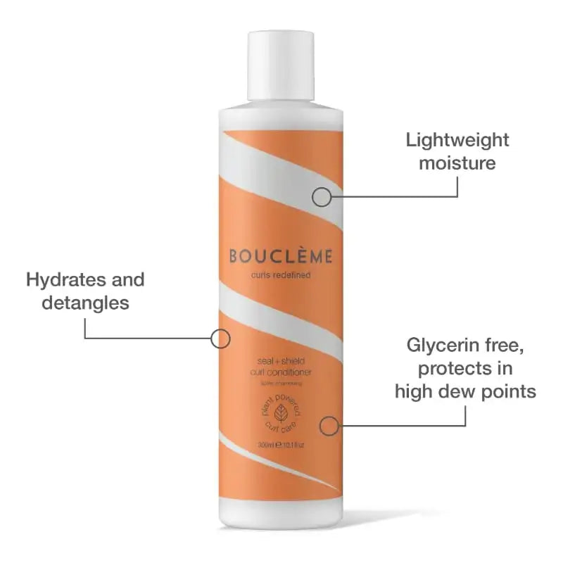 Bouclème curl conditioner hydrates, detangles & protects curls with lightweight, glycerin-free moisture