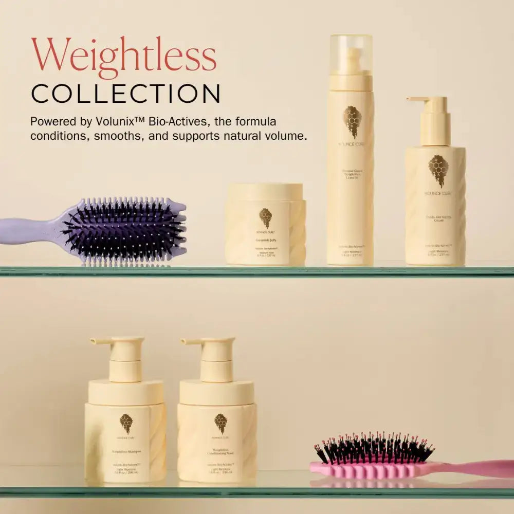 Weightless curly hair products & brushes for volume, smoothness, and defined curls