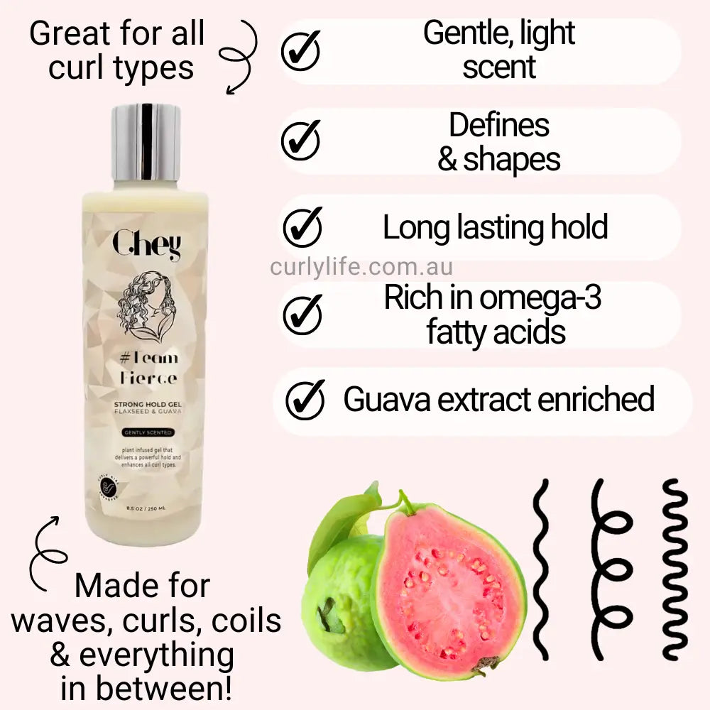 Chey Hair Care Strong Hold Gel - Gently Scented