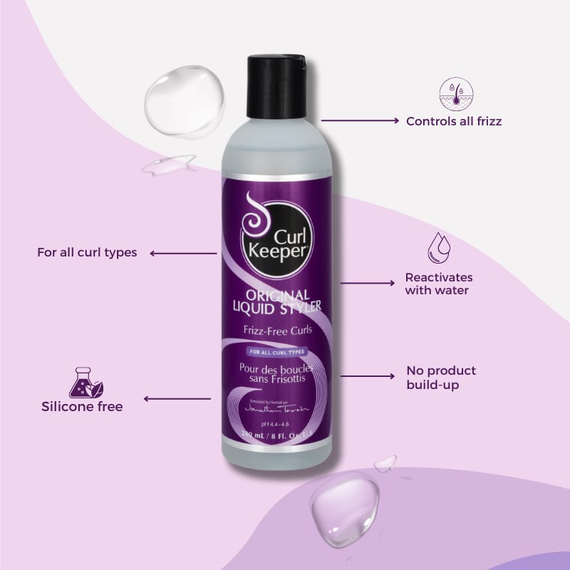 Curl Keeper® Original Liquid Styler for Frizz-Free Curls