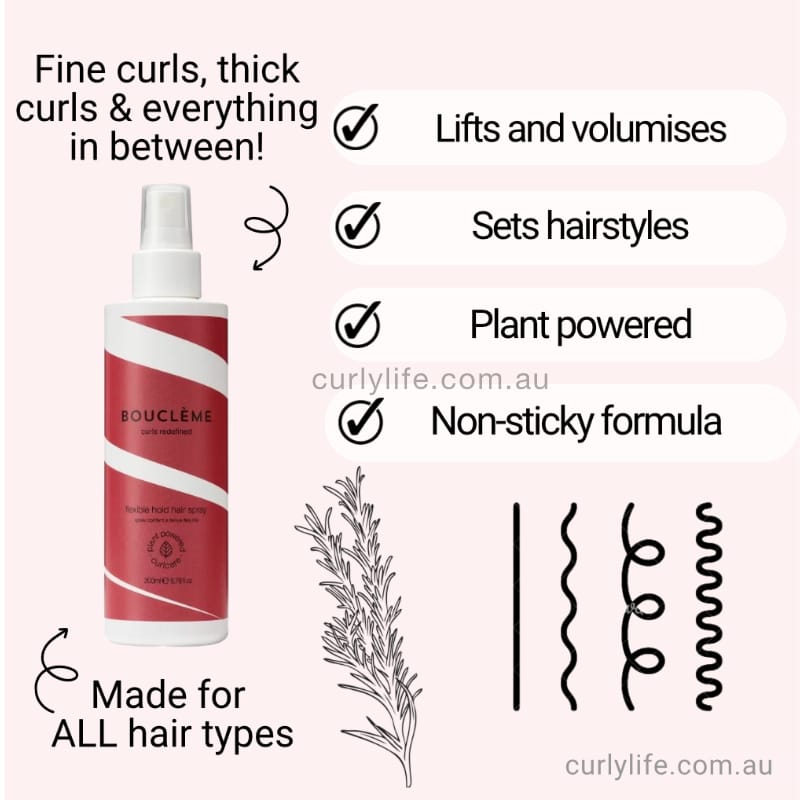 Boucleme Flexible Hold Hair Spray