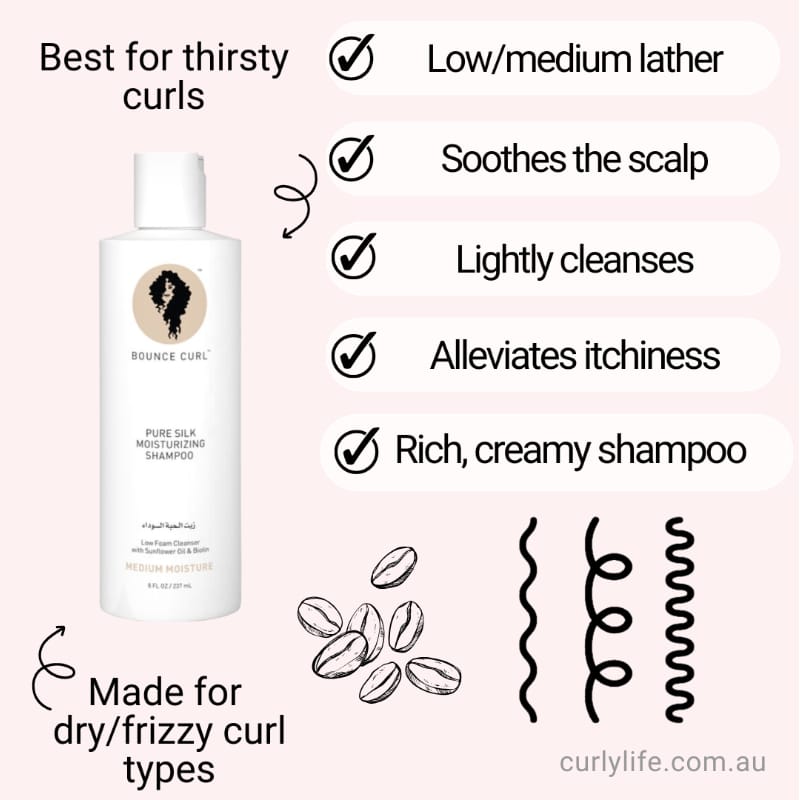 Bounce Curl Pure Silk Moisturizing Shampoo