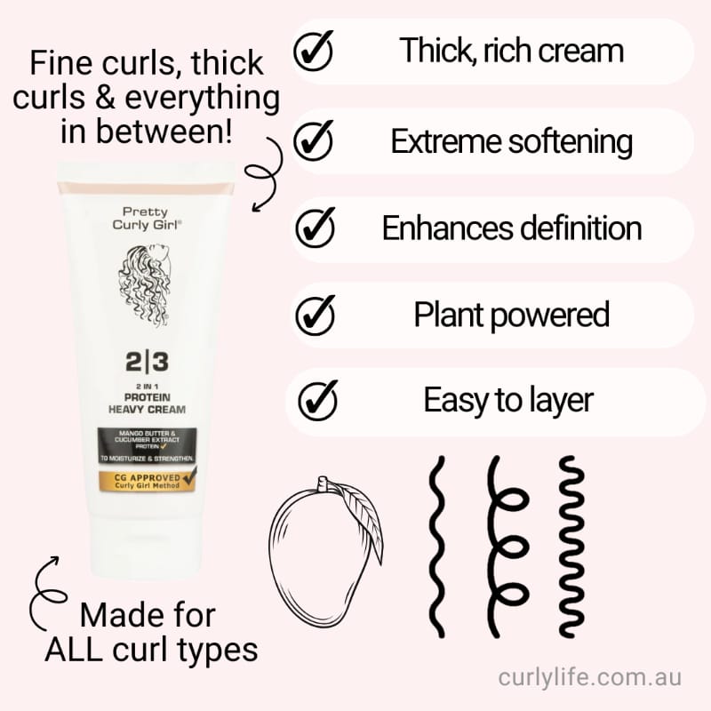Pretty Curly Girl Protein Heavy Cream (2-in-1)