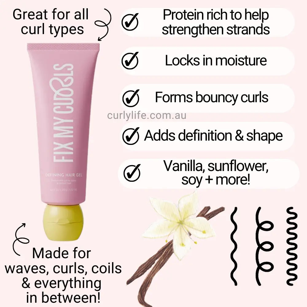 Fix My Curls Defining Hair Gel