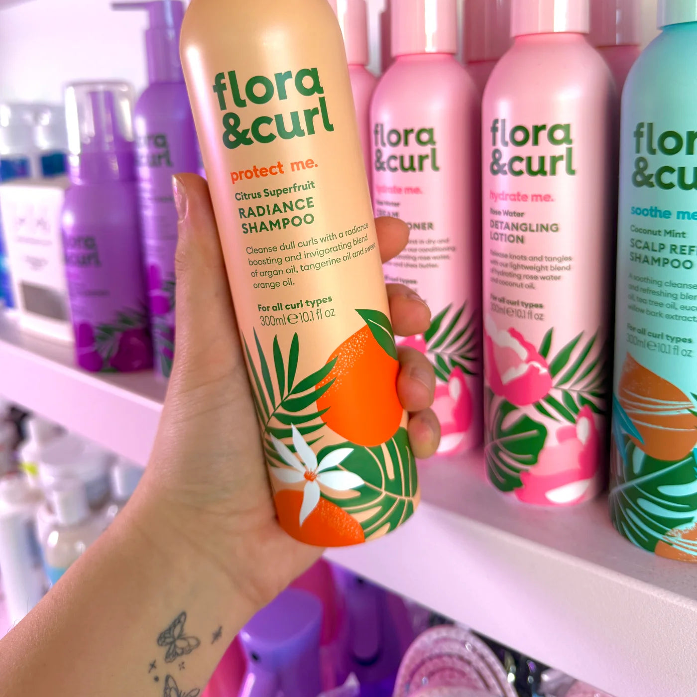 Flora & Curl Citrus Superfruit Shampoo