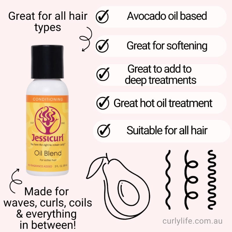 Jessicurl Oil Blend for Softer Hair