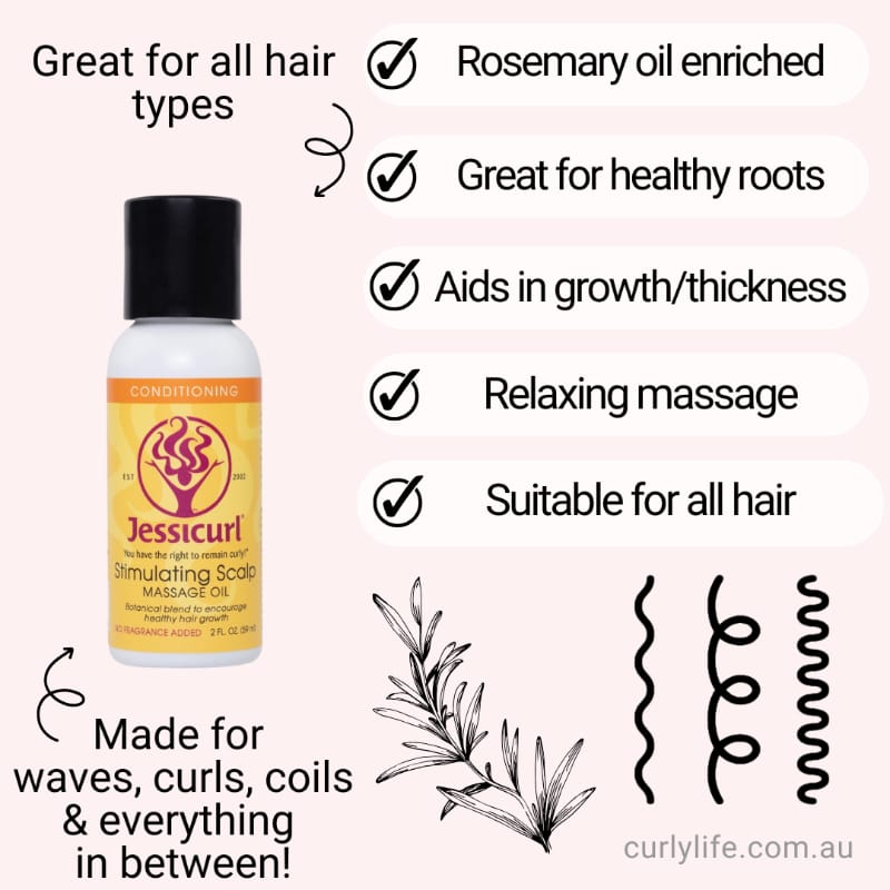 Jessicurl Stimulating Scalp Massage Oil