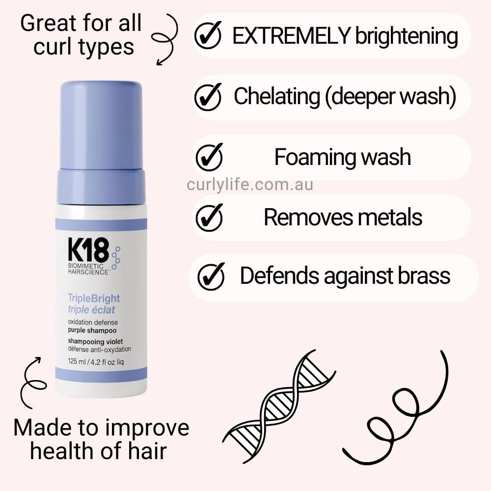 K18 TripleBright Oxidation Defense Purple Shampoo