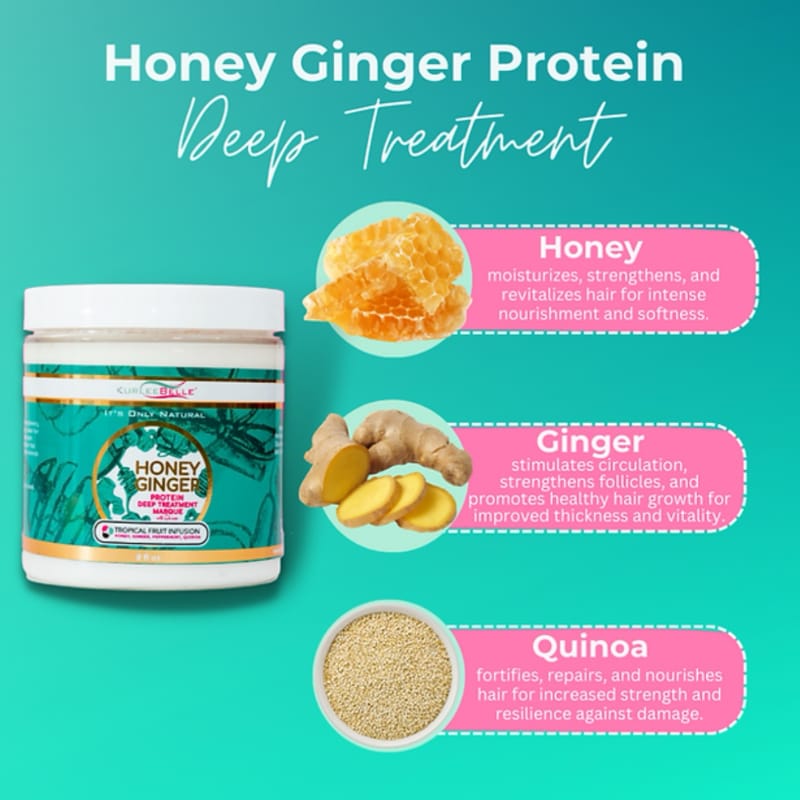 Kurlee Belle Honey Ginger Protein Deep Treatment