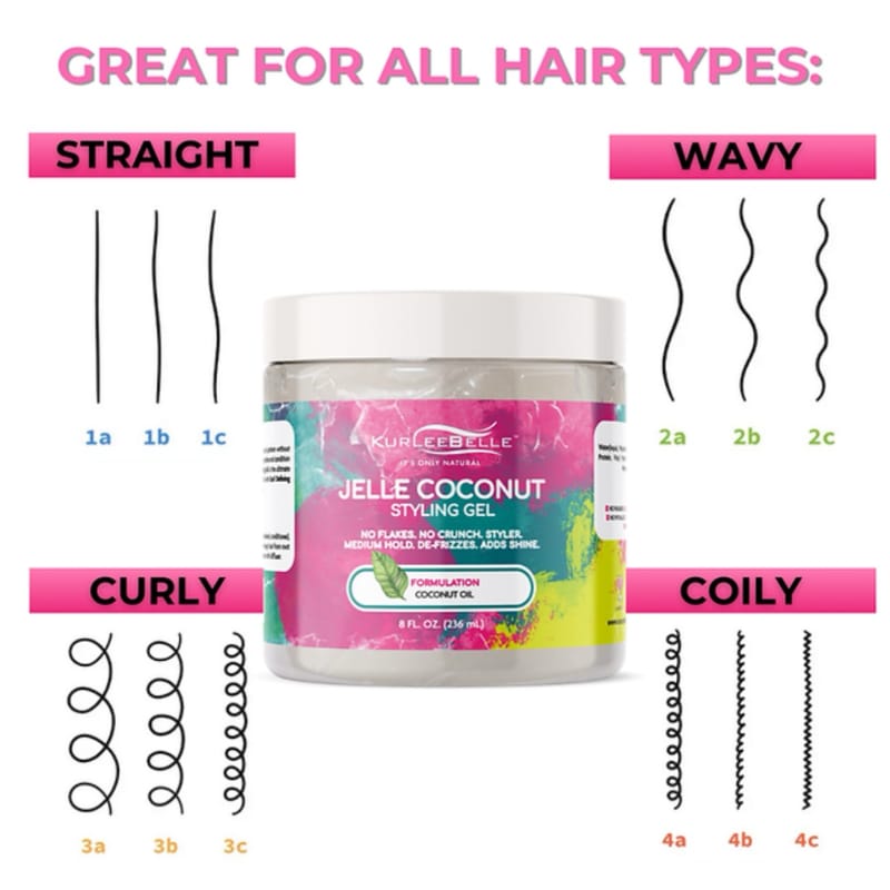 Kurlee Belle Jelle Coconut Styling Gel