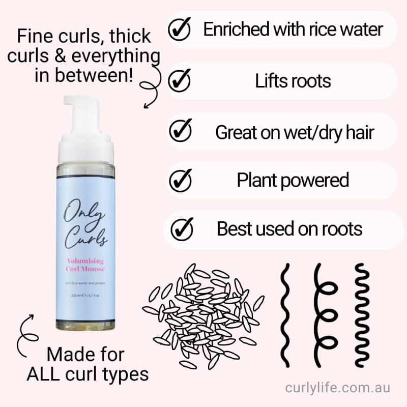 Only Curls Volumising Curl Mousse