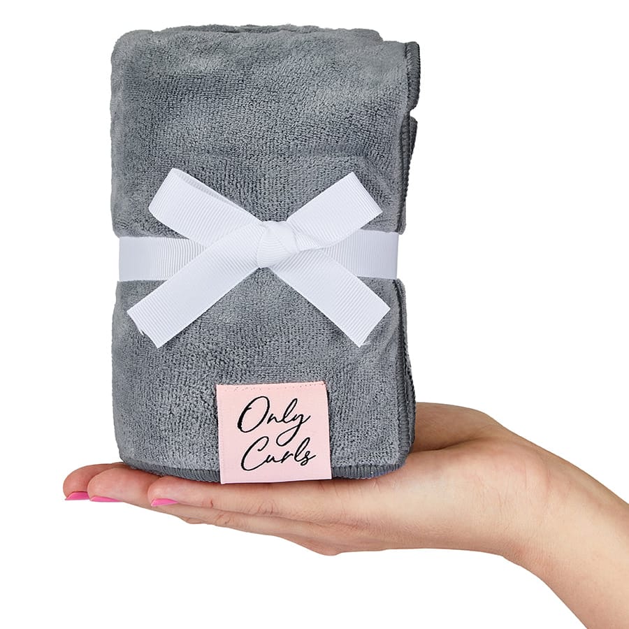 Only Curls Microfibre Hair Towel (Grey)