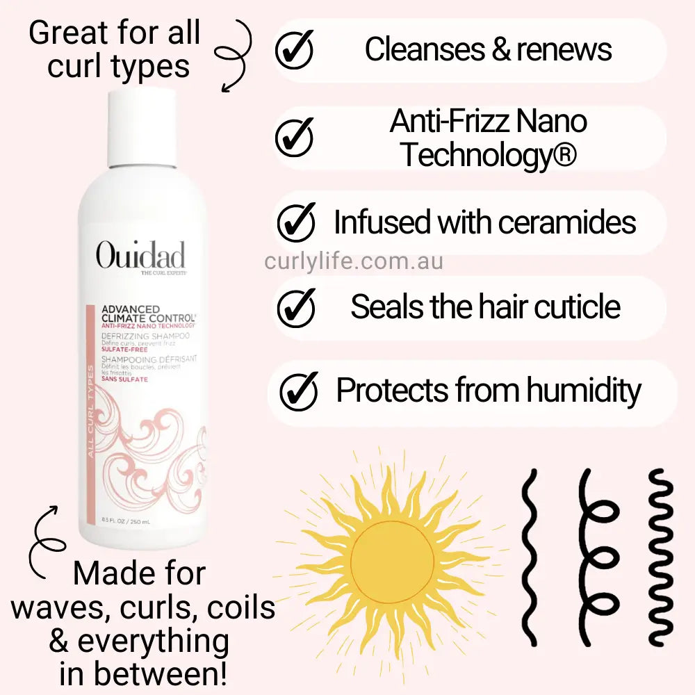 Ouidad Advanced Climate Control Defrizzing Shampoo