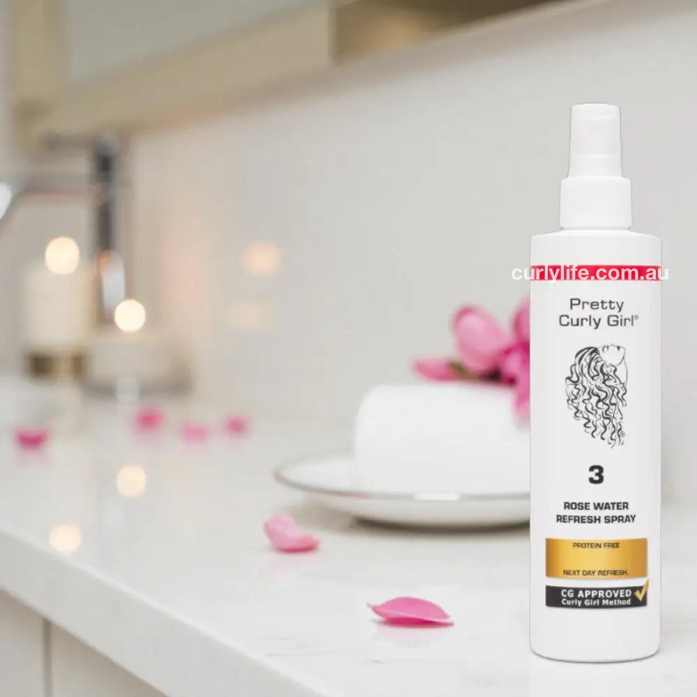 Pretty Curly Girl Rose Water Refresh Spray