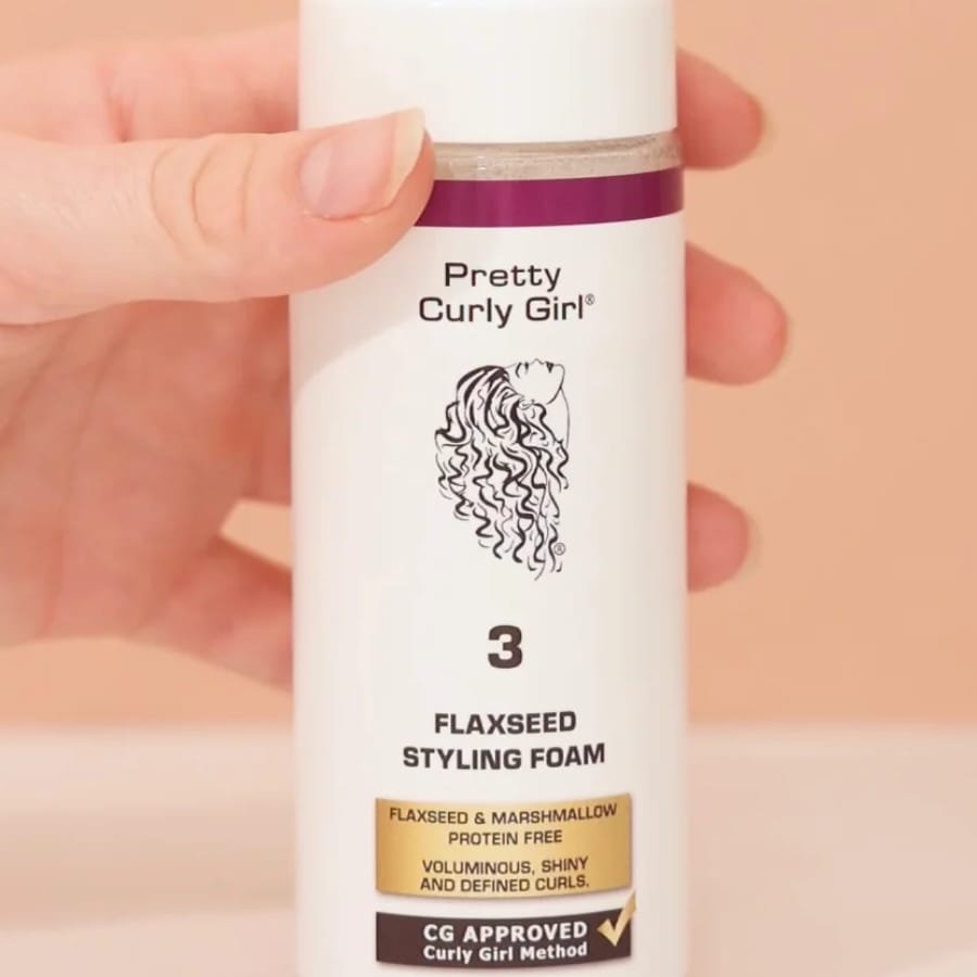 Pretty Curly Girl Flaxseed Styling Foam