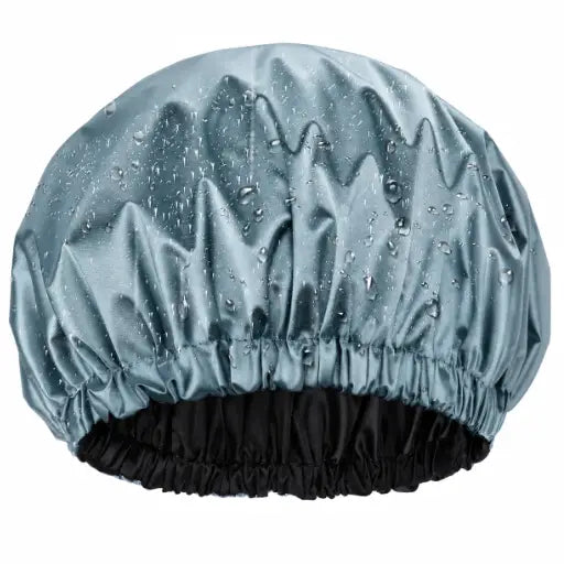 Waterproof Shower Cap: Satin Lined & Adjustable