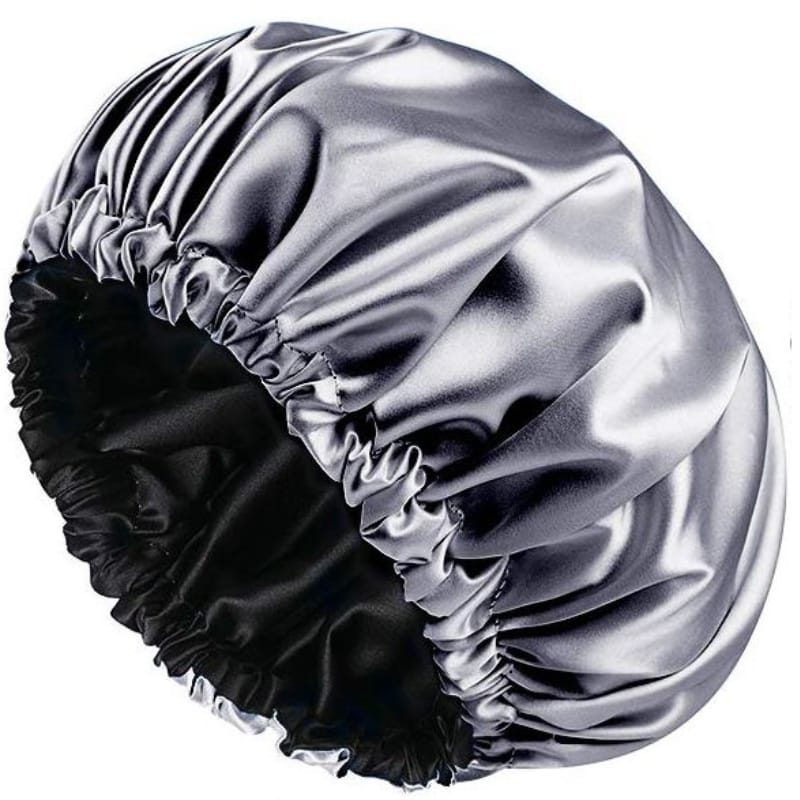 Waterproof Shower Cap: Satin Lined & Adjustable