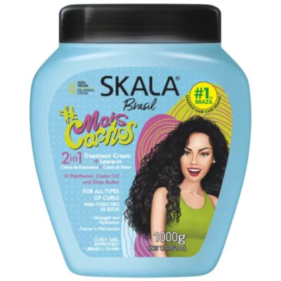 Skala Brasil Mais Cachos Perfect Curls 2-in-1 Hair Treatment Conditioning Cream
