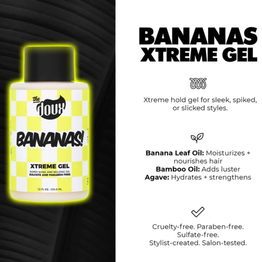 The Doux Bananas Xtreme Hold Hair Gel
