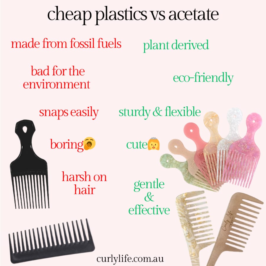 Wide Tooth Comb Afro Pick
