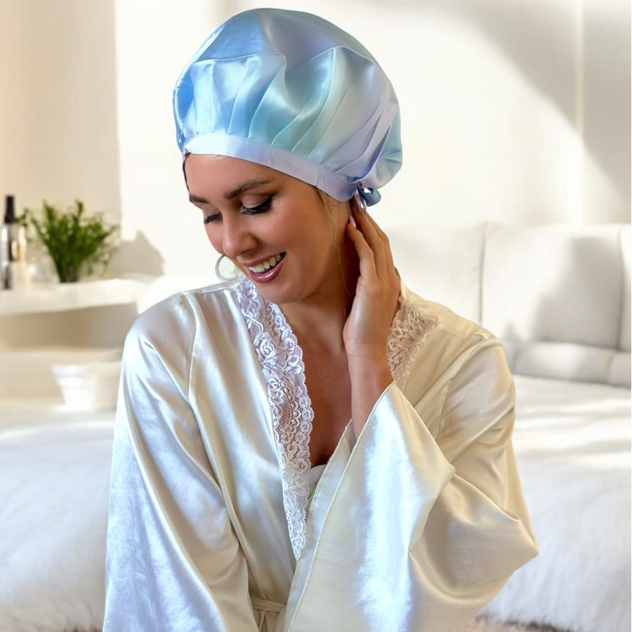 Cloud Mulberry Silk Adjustable Bonnet