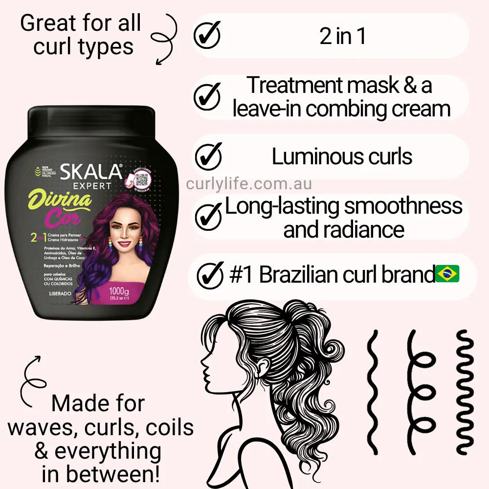 Skala Divine Color 2 in 1 Hair Treatment Conditioning Cream