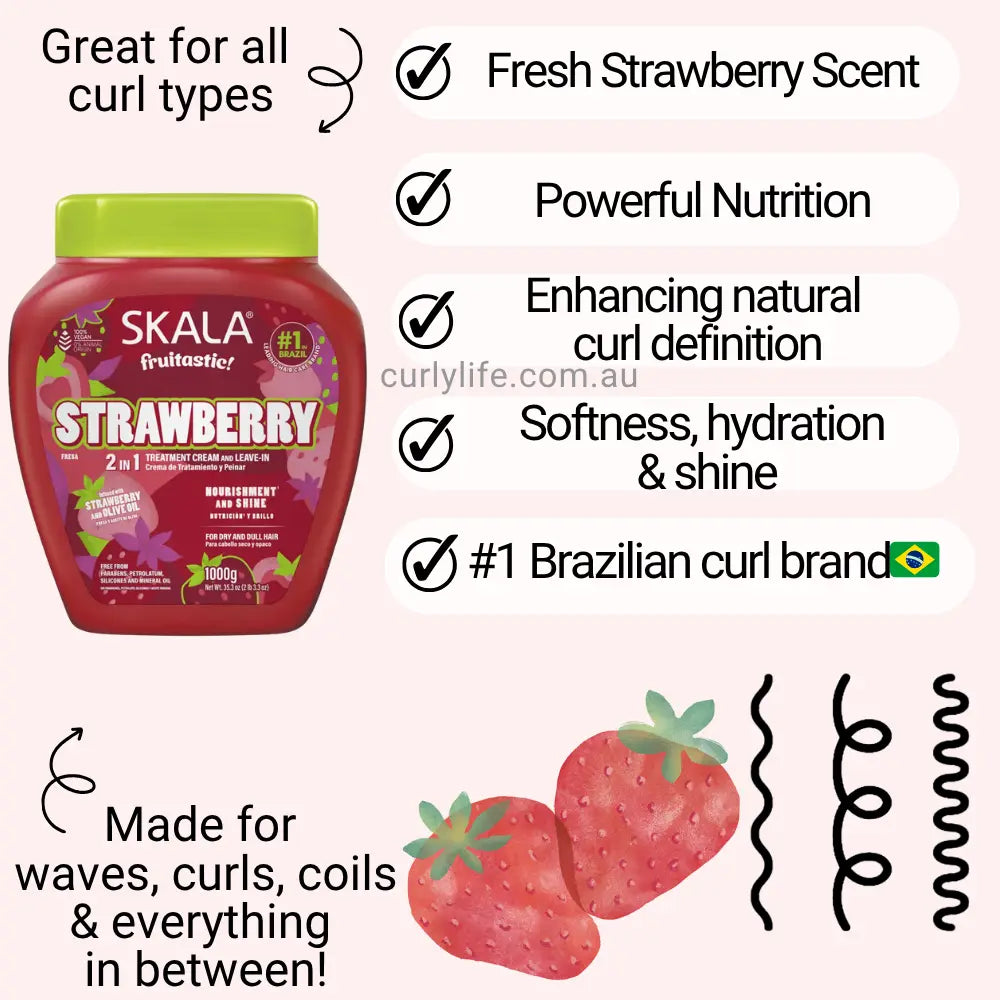 Skala 2 in 1 Strawberry Curl Cream & Treatment