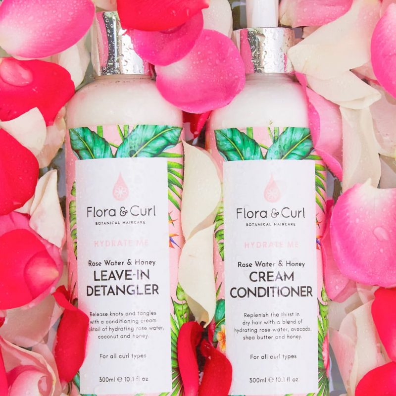 CurlyLife-FloraCurl-RoseWaterHoney-DetanglerConditioner