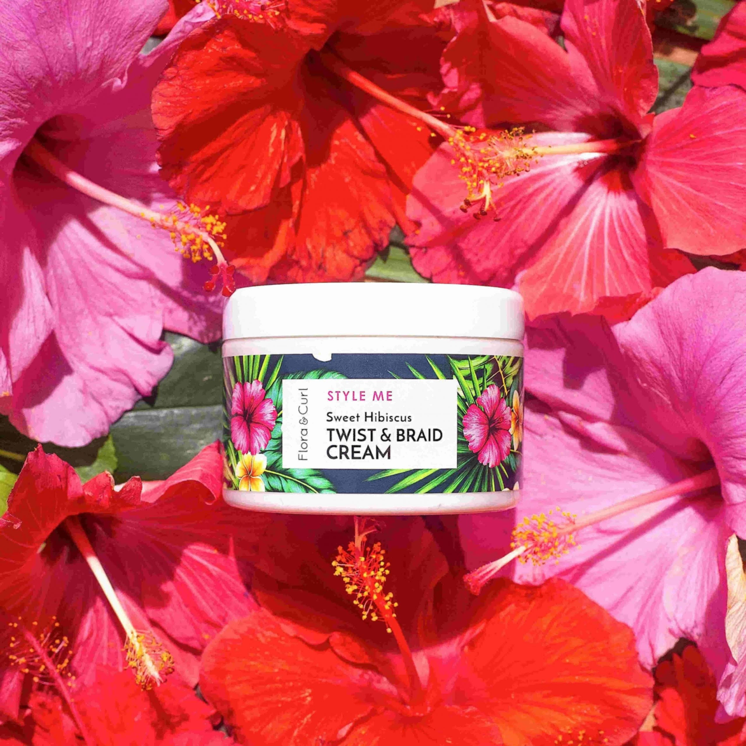 CurlyLife-Flora&Curl-SweetHibiscusTwist&BraidCreamAu