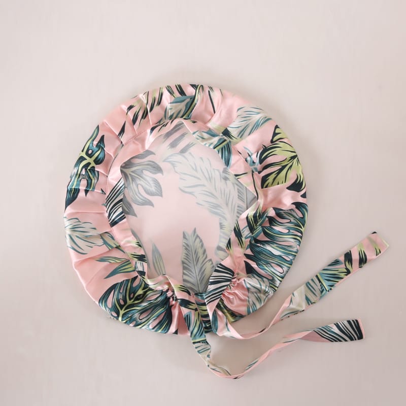 LusciousSilk-AdjustableSilkBonnet-PrintedPalm