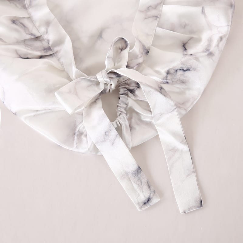 LusciousSilk-MulberrySilkSleepBonnet-MarblePrint