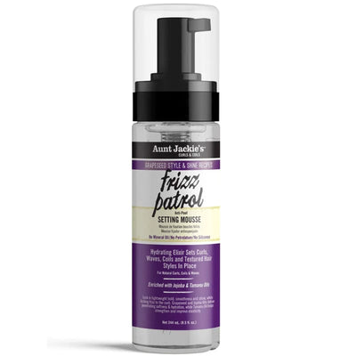 Aunt Jackie's Frizz Patrol Anti-Poof Twist & Curl Setting Mousse