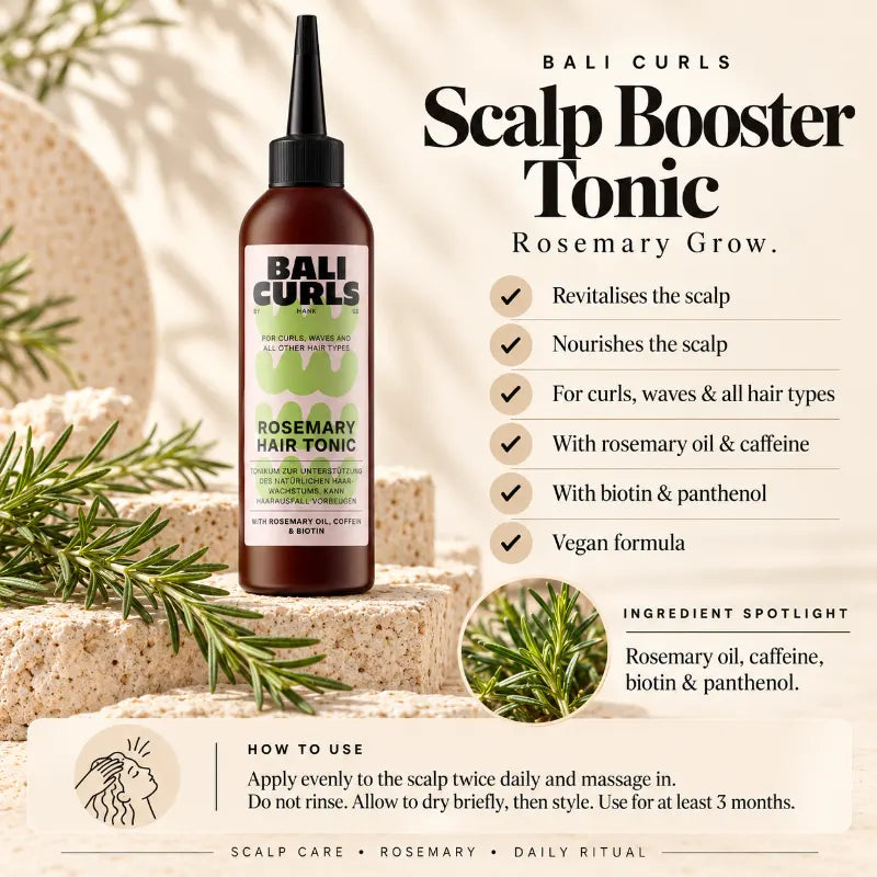 Bali Curls Scalp Booster Tonic (Rosemary Grow)