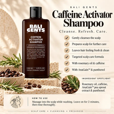 Bali Gents Caffeine Activator Shampoo