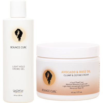 Bounce Curl Light Creme Gel + Clump Cream Duo