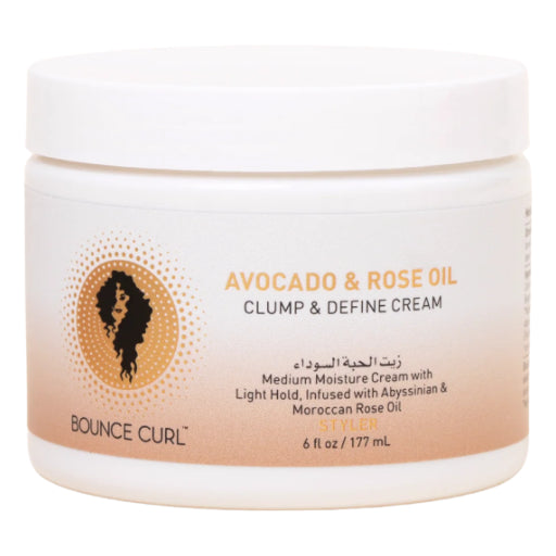 Bounce Curl Avocado & Rose Oil Clump and Define Cream