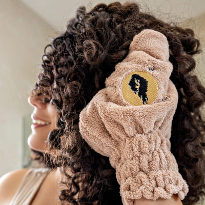 Bounce Curl Hair Drying Mittens