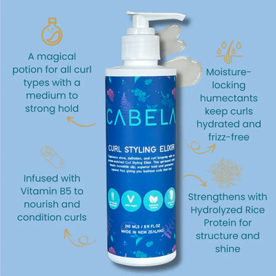 Cabela Curl Styling Elixir Strong Hold Gel