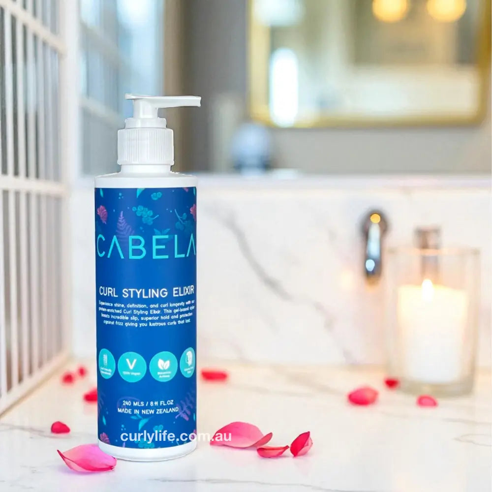 Cabela Curl Styling Elixir Strong Hold Gel