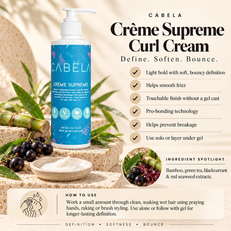 Cabela Cream + Gel Duo (for Extreme Definition + Long Lasting Curls)