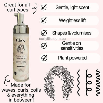 Chey Hair Care Weightless Natural Volume Foam - Gently Scented