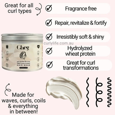 Chey Hair Care Protein Boost Hair Mask Fragrance-Free