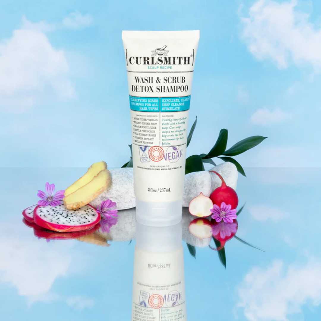 Curlsmith Wash & Scrub Detox Shampoo