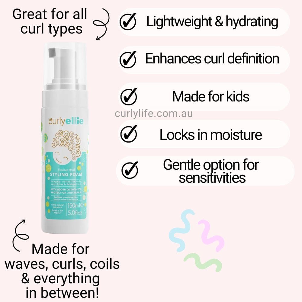 CurlyEllie Flexible Hold Styling Foam