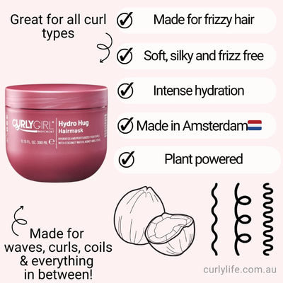 Curly Girl Movement Hydro Hug Hydration Hair Mask
