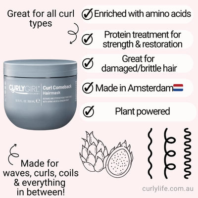 Curly Girl Movement Curl Comeback Repair Mask